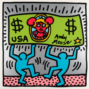 Keith Haring - Andy Mouse, 1986 (Коллекция постеров)