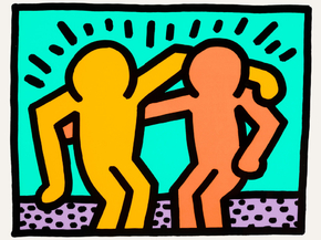 Keith Haring - Best Buddies, 1990 | Кит Харинг