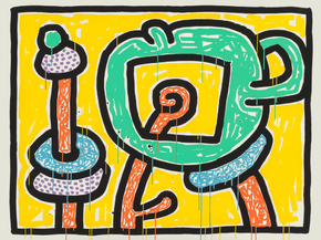Keith Haring - Flowers III, 1990 | Кит Харинг Keith Haring - Flowers III, 1990 | Кит Харинг