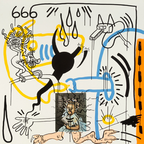 Keith Haring - No. 8, from Apocalypse, 1988 (Коллекция постеров №1)