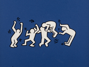 Keith Haring - Sesame Street BreakDancers (Коллекция постеров №6)
