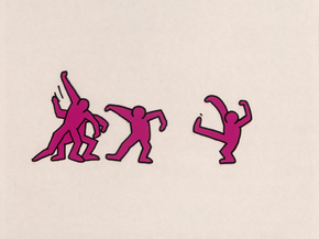 Keith Haring - Sesame Street BreakDancers (Коллекция постеров №6)