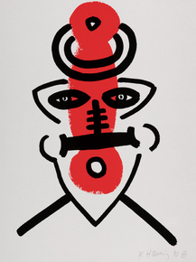 Keith Haring - The Story of Red and Blue (Коллекция постеров №7)