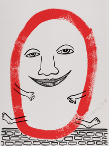 Keith Haring - The Story of Red and Blue (Коллекция постеров №7)