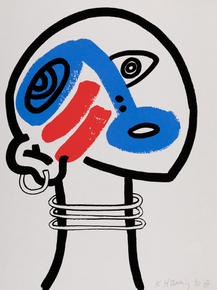 Keith Haring - The Story of Red and Blue (Коллекция постеров №7)