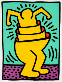Keith Haring - Untitled (Cup Man), 1989 | Кит Харинг