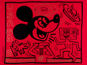 Keith Haring - Untitled (Mickey), 1983 | Кит Харинг