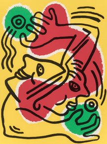 Keith Haring - Untitled (United Nations), 1988 | Кит Харинг