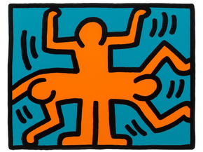 Keith Haring - Untitled, from the Pop Shop VI (Коллекция постеров №7)