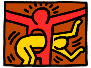 Keith Haring - Untitled, from the Pop Shop VI (Коллекция постеров №7)