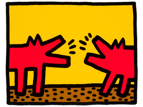 Keith Haring - Untitled, from the Pop Shop VI (Коллекция постеров №7)