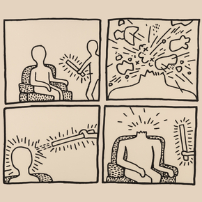 Keith Haring - Untitled, pl.14, from The Blueprint Drawings, 1990 | Кит Харинг