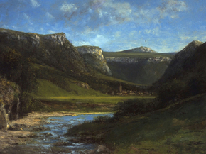 Gustave Courbet - Landscape in the Jura | Гюстав Курбе