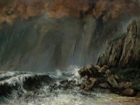 Gustave Courbet - Marine The Waterspout | Гюстав Курбе