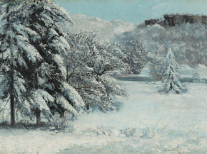 Gustave Courbet - Snow | Гюстав Курбе