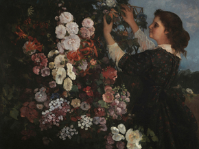 Gustave Courbet - The Trellis | Гюстав Курбе