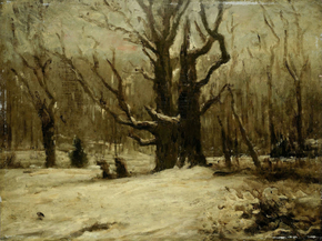 Gustave Courbet - Winterlandschap - Courbet, Gustave | Гюстав Курбе