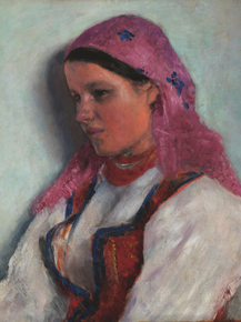 Aleksander Gierymski - Girl from Bronowice | Александр Герымский