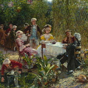Aleksander Gierymski - In the Bower | Александр Герымский