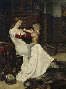 Albert Edelfelt - Queen Bianca | Альберт Эдельфельт