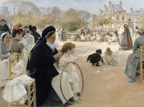 Albert Edelfelt - The Luxembourg Gardens | Альберт Эдельфельт