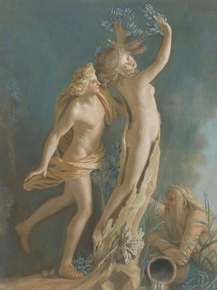 Jean-Etienne Liotard - Apollo en Daphne | Лиотар Жан-Этьен