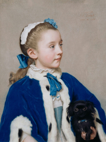 Jean-Etienne Liotard - Portrait of Maria Frederike | Лиотар Жан-Этьен