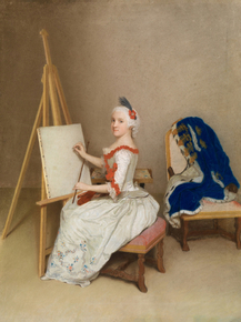 Jean-Etienne Liotard - Princess Caroline Louise | Лиотар Жан-Этьен