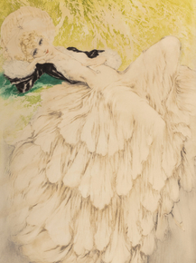 Louis Icart - Dreaming Eyes | Луи Икар