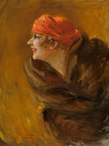 Louis Icart - Fanny Volmers, 1919 | Луи Икар