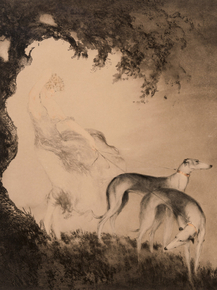 Louis Icart - Gust of Wind, 1925 | Луи Икар