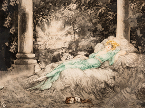 Louis Icart - Sleeping Beauty, 1927 | Луи Икар