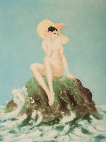 Louis Icart - The shell, 1936 | Луи Икар