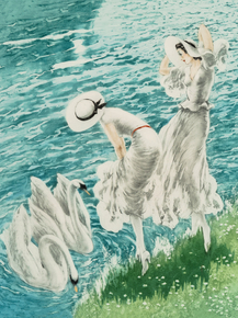 Louis Icart - Les Cygnes, 1937 | Луи Икар
