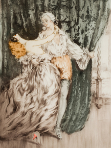 Louis Icart - Masquerade, 1928 | Луи Икар