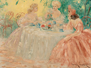 Louis Icart - Sharing Confidences | Луи Икар