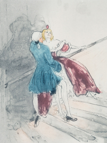 Louis Icart - Swept Away, 1946 | Луи Икар