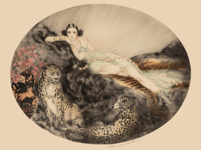 Louis Icart - Thais, 1927 | Луи Икар