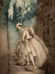 Louis Icart - Old Montmartre, 1932 | Луи Икар Louis Icart - Old Montmartre, 1932 | Луи Икар