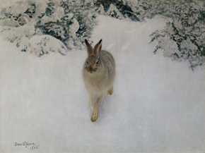 Bruno Liljefors - Hare in Winter | Бруно Лильефорс