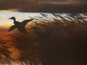 Bruno Liljefors - Summer Night Ducks Lifting | Бруно Лильефорс