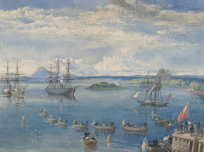 Robert Charles Dudley - The Cable Fleet Leaving Ireland | Роберт Дадли