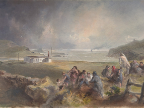 Robert Charles Dudley - Valentia, Ireland, from the Harbor | Роберт Дадли