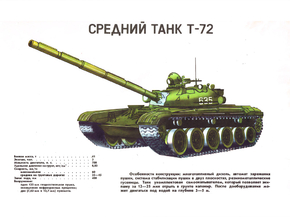 Средний Танк Т-72