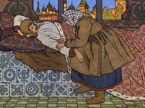 Иван Билибин - Иллюстрация к сказке Финист Ясный сокол