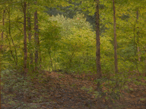 Isaac Levitan | Исаак Левитан - Лесной пейзаж