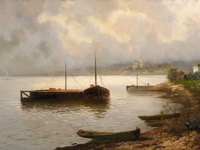 Isaac Levitan | Исаак Левитан - Волга