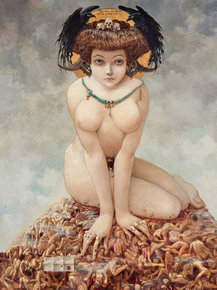 Gustav-Adolf Mossa | Гюстав-Адольф Мосса - Она, 1905 Gustav-Adolf Mossa | Гюстав-Адольф Мосса - Она, 1905