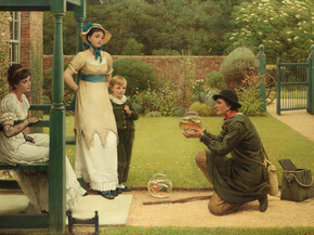 George Dunlop Leslie - The Goldfish Seller | Джордж Данлоп Лесли