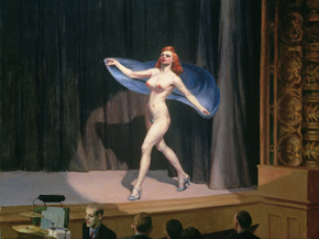 Edward Hopper - Girlie Show | Хоппер Эдвард - Бурлеск-шоу, 1941